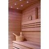 Sauna soba Nero - kanadski Hemlock 1800x1500x1900 za 3 osobe sa rasvetom WJT-I002